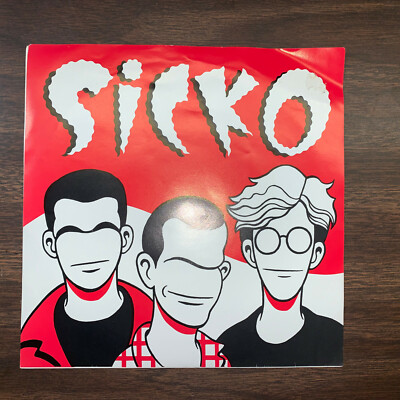Sicko 45 7'' vinyl record. Empty Records Seattle 1993. Kurt Bloch Egg Studios