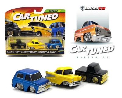 カーチューンド ローライダーシリーズ2 スタイリン&プロフィリン3パック Car Tuned 1/64 Series 2 Stylin' & Profilin' Lowriders 3 Pack
