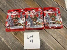 Lot 4- 3 Brick Warriors Warrior Packs Wave 2 New Sealed