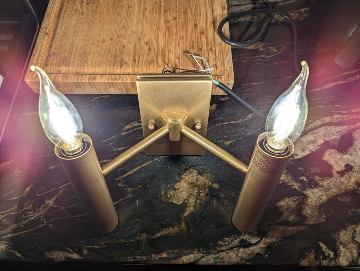 Pottery barn sale double sconce