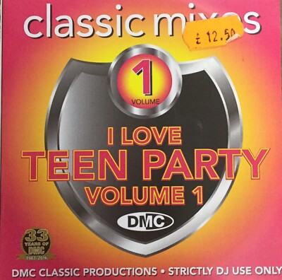 DMC Classic Mixes - I Love Teen Party Volume 1 -(CLASS36) CD For DJ Use Only