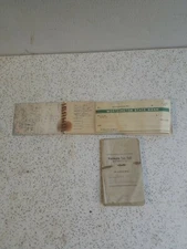 1965 WORTHINGTON STATE BANK Check and Check Stubs, Worthington, In.