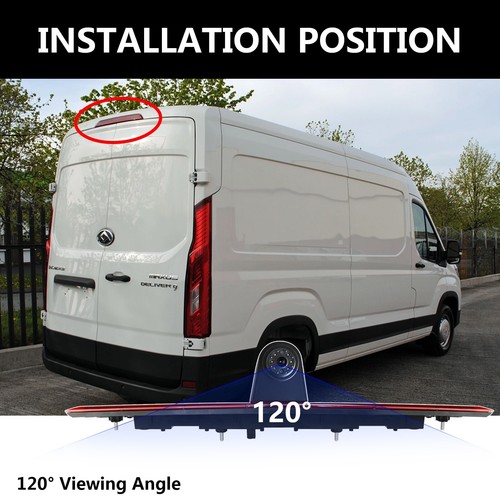 Rear Brake Light Camera + Monitor for Maxus V90 Delivery 9 Vans 2019 onwards - Picture 8 of 24