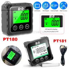 Magnetic Digital Inclinometer Level Box Gauge Angle Meter Finder Protractor Tool