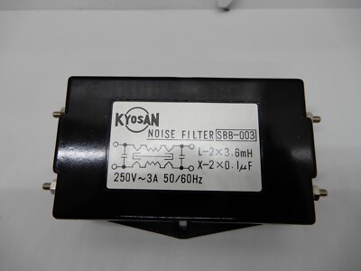 Kyosan Noise Filter SBB-003 3A 250V 50/60HZ