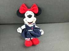 Disney Store July Ruby Birthstone Minnie Bean Bag Plush Animal Toy GPC