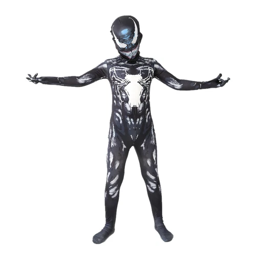 Girls Ghost Spider Stacy Gwen Cosplay Halloween Costume Jumpsuit Fancy Dress Up - Picture 27 of 33