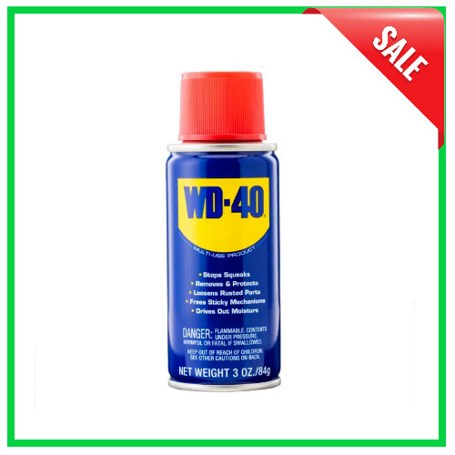 WD-40 Multi-Use / Multi-Purpose Product Lubricant Spray Bottle 3 Oz., Handy Can