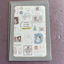 Greeting Card & Envelope ~ Congratulations baby's birth~ Children are a Gift