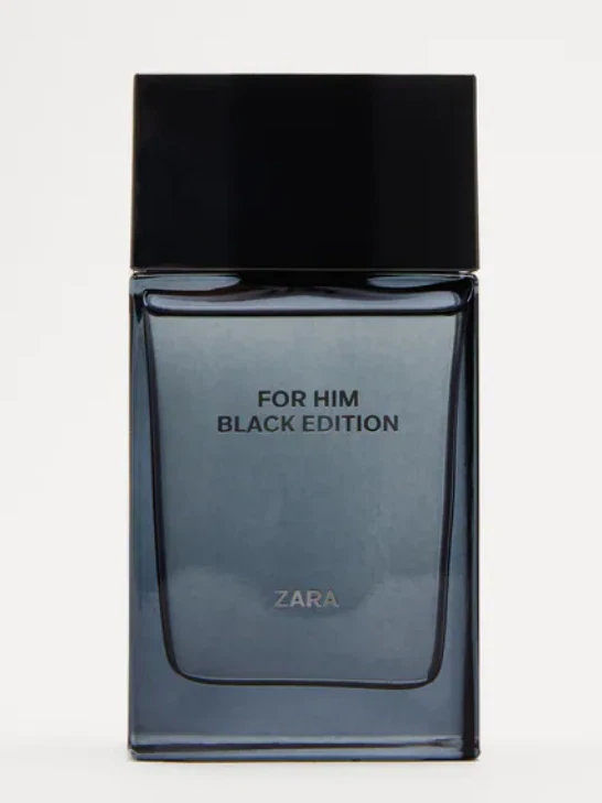 Zara black online perfume for him