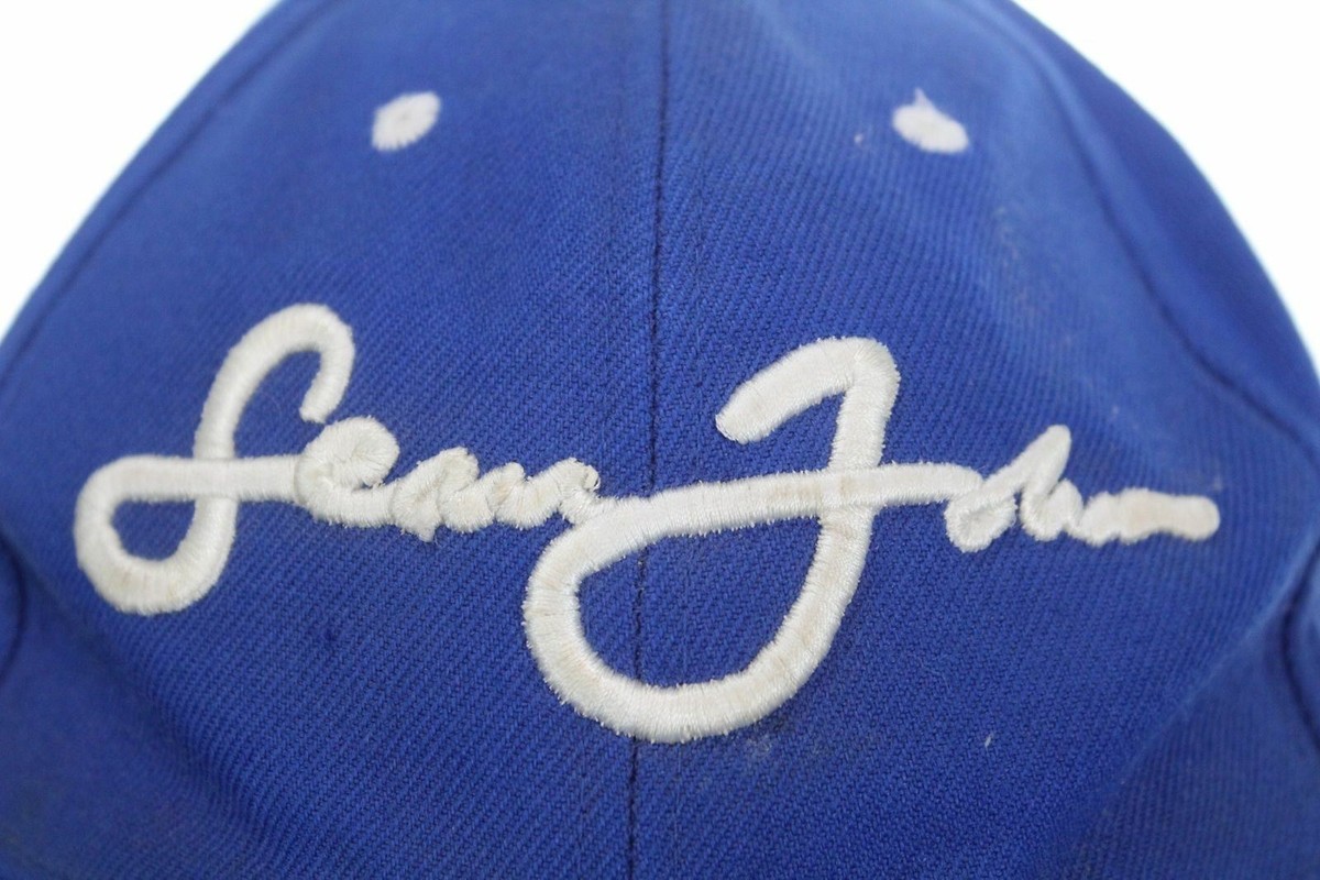 Vintage Sean John Hat - City Hunter Blue Strapback Cap - Puff 
