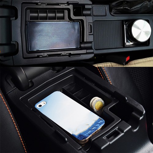Car Central Armrest Storage Box Organizer Pallet For Subaru XV Crosstrek 2012-17 - Picture 6 of 12