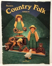 Darcie's Country Folk Darcie Hunter Volume II VINTAGE CRAFT BOOKLET