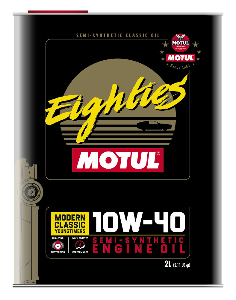 Motul Classic Eighties 10W-40 huile moteur youngtimer essence et diesel - 2L