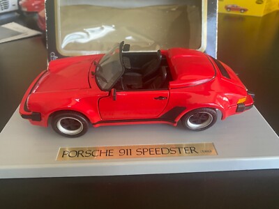 1/18 - INTEX 1989 Porsche 911 Speedster - Red - #28542 - SPECIAL EDITION 