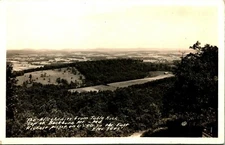  RPPC The Alleghenies From Table Rock Backbone Mt MD Maryland UNP Postcard N17