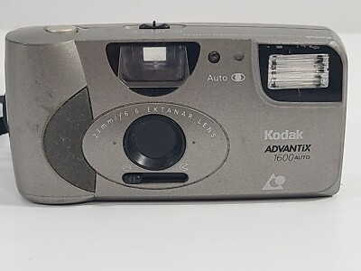 #ad #ad Kodak Advantix 1600 Auto APS Point amp; Shoot Film Camera Silver PARTS ONLY $10.08