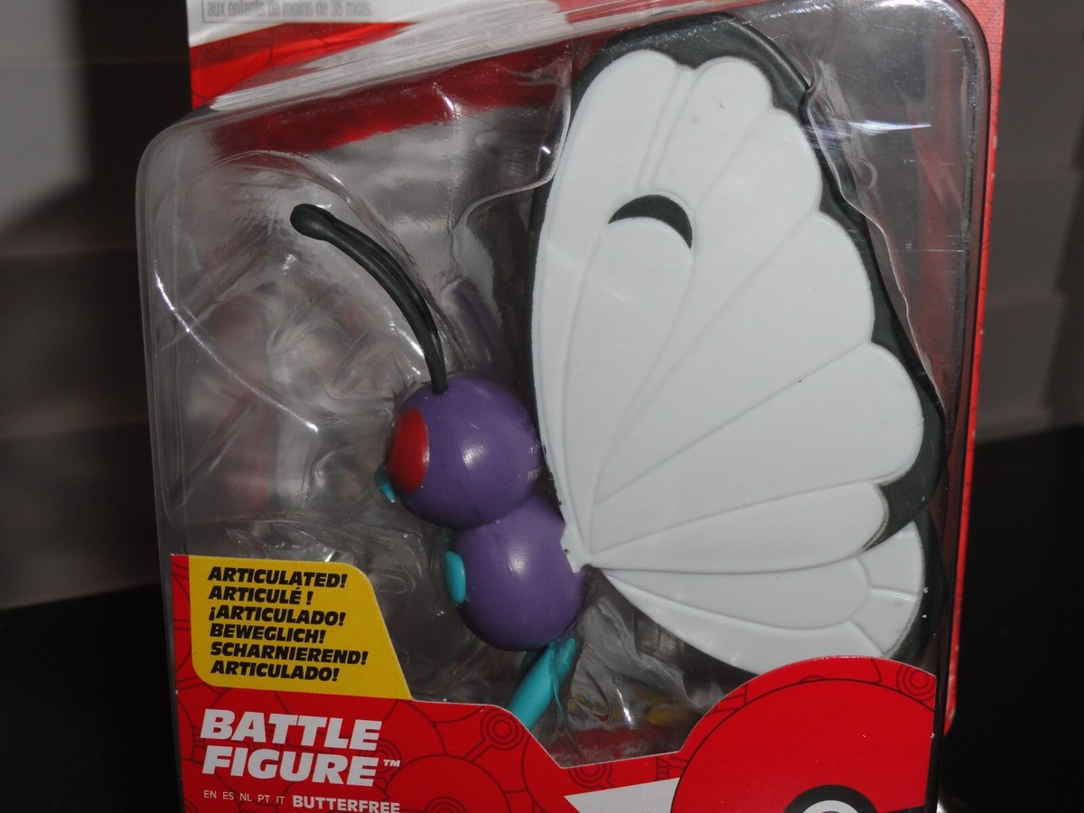 Jazwaresポケモンフィギュア バタフリー Pokemon BUTTERFREE - Battle Figure Nintendo Jazwares