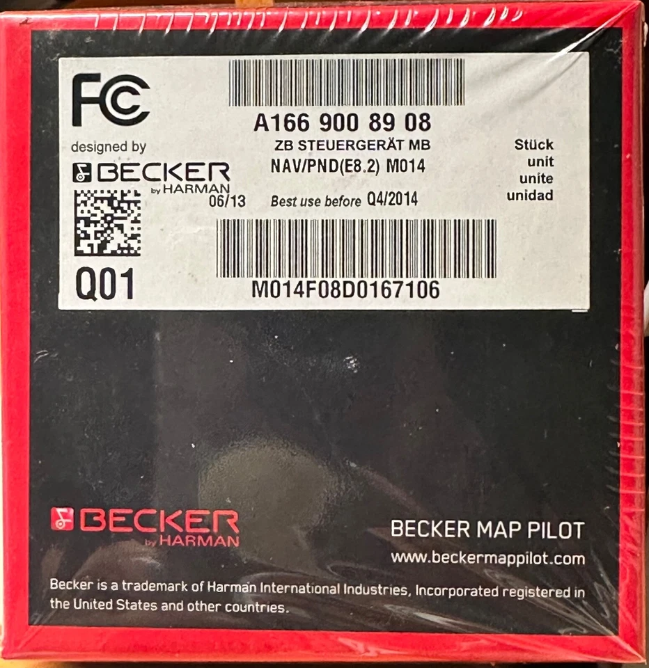  2013 2014 2015 Mercedes GLK SLK CLA C CLASS W204 X204 R172 Becker Map Pilot OEM - Image 2 of 4