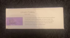 SPARITUAL Earl Grey Body Creme 6 fl oz. New In Box MADE IN USA NEW