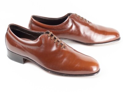 UNWORN 1980s | JOHNSTON AND MURPHY ARISTOCRAFT 8.5E BROWN  display picture 2
