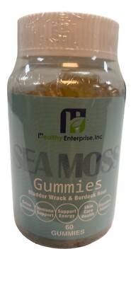 Sea Moss with Bladderwrack Burdock Root Immune Support (60 Gummies)
