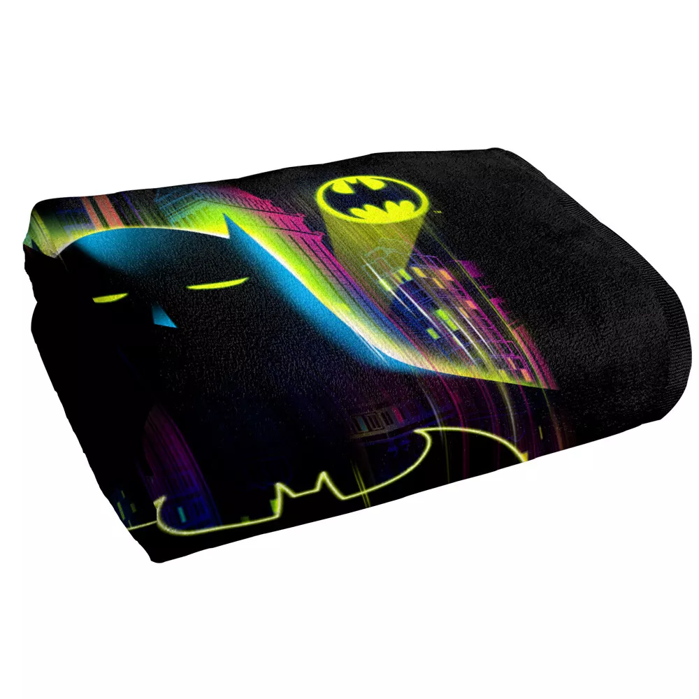 Batman Knight Lights Officially Licensed Beach Towel 30"x60"