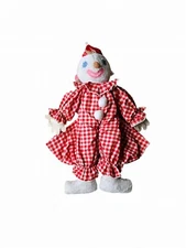 Eden Toys Inc Clown Plush 32 Inch Rare c.1960s