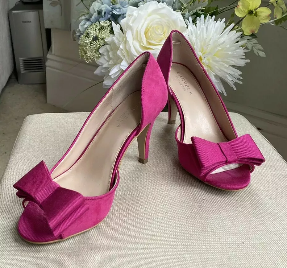 Carvela pink hotsell shoes