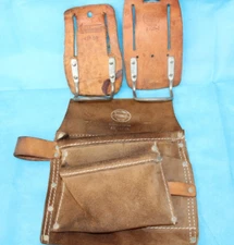 Tool Carrier Lot.  Nicholas Tool/Nail Bag.  Buck Workman #449 & Rooster R739-1