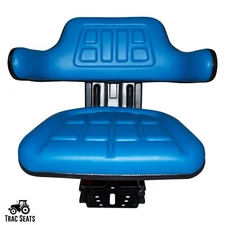 Blue Trac Seats Tractor Suspension Seat Fits Ford / New Holland 7100 7200 7700