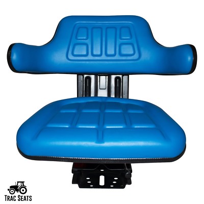 Blue Tractor Suspension Seat Fits Ford / New Holland 3320 3330 3400 4330 4340