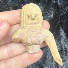 Corps de poupée ancienne en terre cuite de la vallée de l'Indus de qualité musée