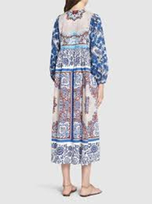 DT Intrend☆WEEKEND MAX MARA「GHIOTTO」コットンドレス NWT Weekend Max Mara Turquoise Ghiotto Cotton Midi-Dress