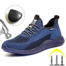 Steel Toe Work Safety Shoe Men's Construction Indestructible Puncture-Proof Shoe