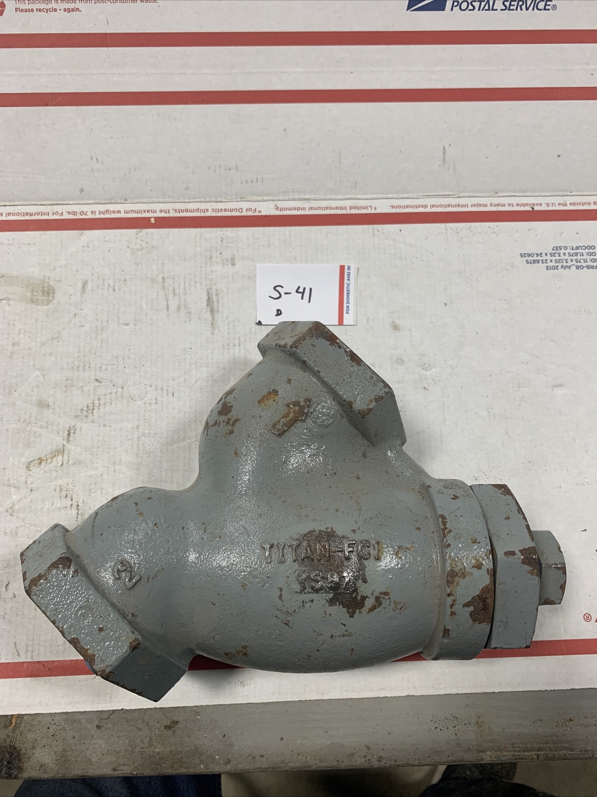 2" TitanFCI YStrainer Stainless Steel Model YS81 Socket Weld Ends, 1/