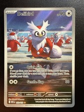 SPEDIZIONE GRATUITA Illustrazione Delibird Rara 152/132 Mega Evoluzione NM