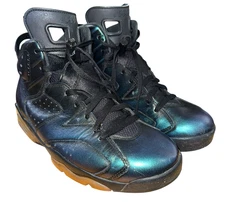 Air Jordan 6 Retro All Star 2017 Chameleon Mens Sz 10 Pre-Owned 907961-015 Shoes