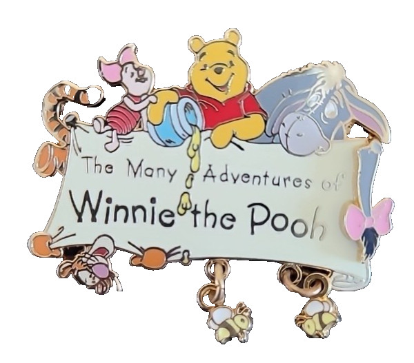 Disney Pin 2008 The Many Adventure's of Winnie the Pooh Disney Dangle Pin