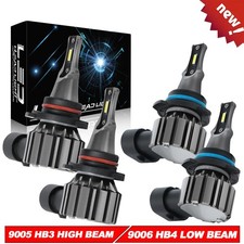 For Honda Accord 2003-2007 Led Headlight Bulbs White Highlow Beam 9005 9006 Kit