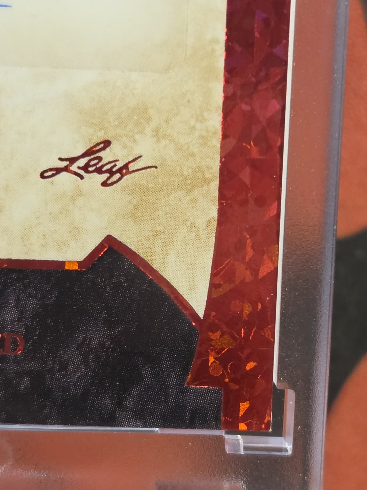 DOMINIQUE WILKINS 2022 Leaf In the Game Used PATCH AUTO CARD /50 HOFer view 4