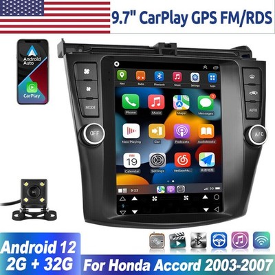 9.7'' Android 12 Car Stereo Radio Gps Navi Wifi For Honda Accord Touch 2003-2007