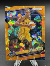 2025 Panini Prizm WNBA #106 Lisa Leslie Orange Ice Prizms