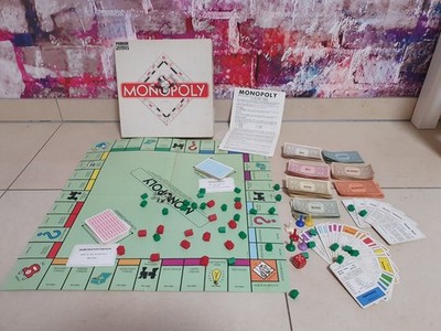 Monopoly classic Spiel Gesellschaftsspiel  DM Version Parker 1987