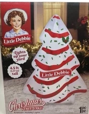 4.5ft Christmas Inflatable Little Debbie Snack Cake Tree *New*