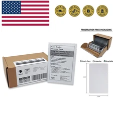Credit Card Cleaning Cards, Dual Side Card Reader Cleaner, POS Terminal Magne...
