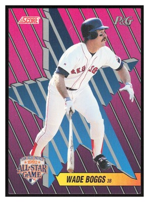 1992 Score Procter & Gamble #4 Wade Boggs - Boston Red Sox