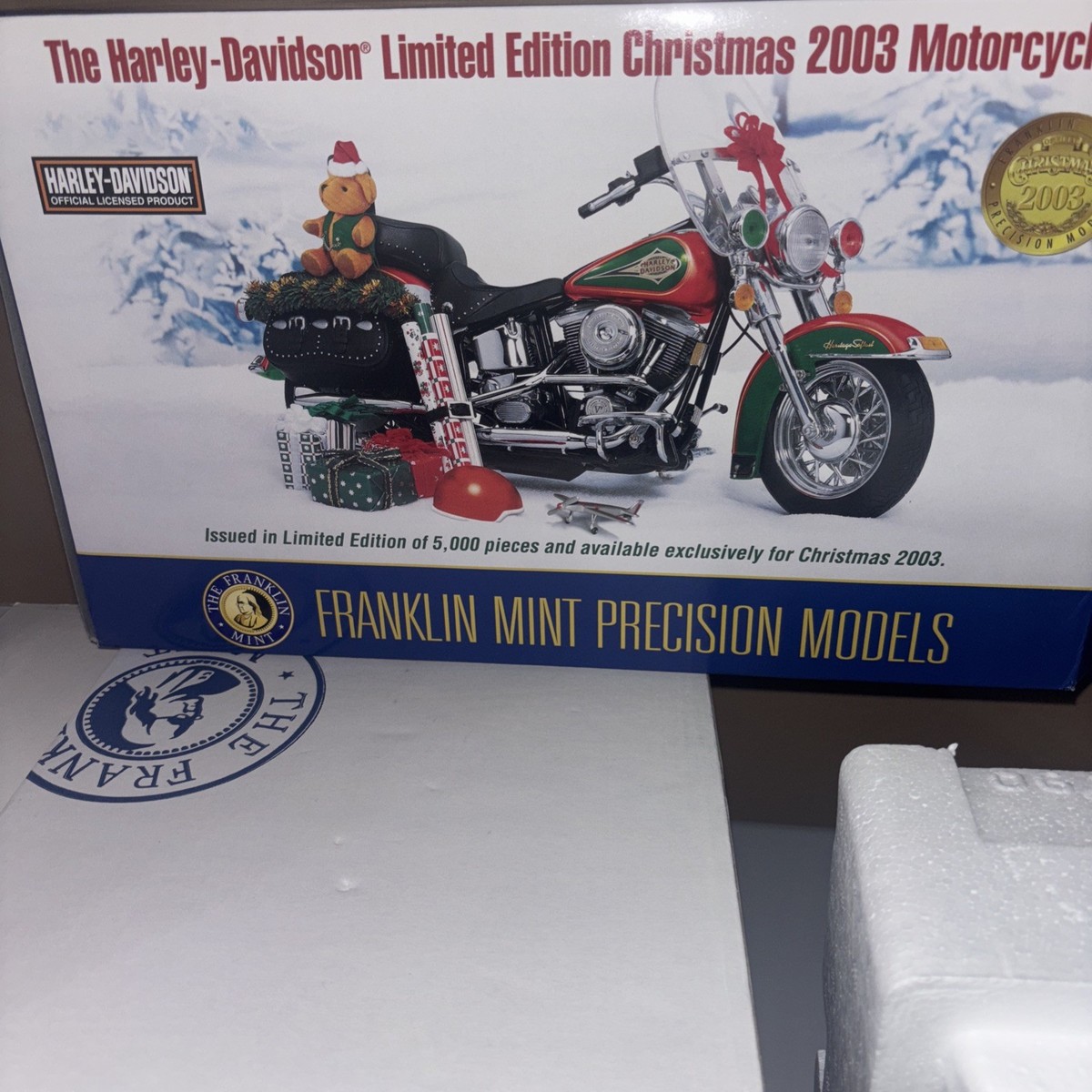 mototin　1204040クリスマス限定品 mototin 1204040クリスマス限定品 FRANKLIN MINT HARLEY DAVIDSON 2003