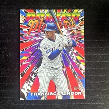 2025 Topps Series 1 Celebration Power Players #PP-11 Francisco Lindor NY Mets