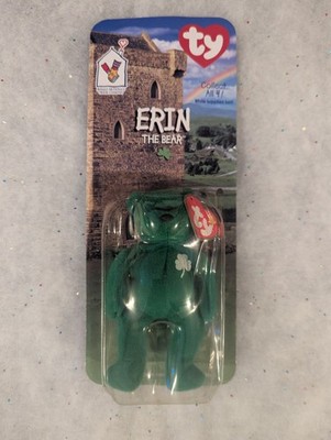 TY McDonalds Beanie Baby Erin RARE misprint tag 1997